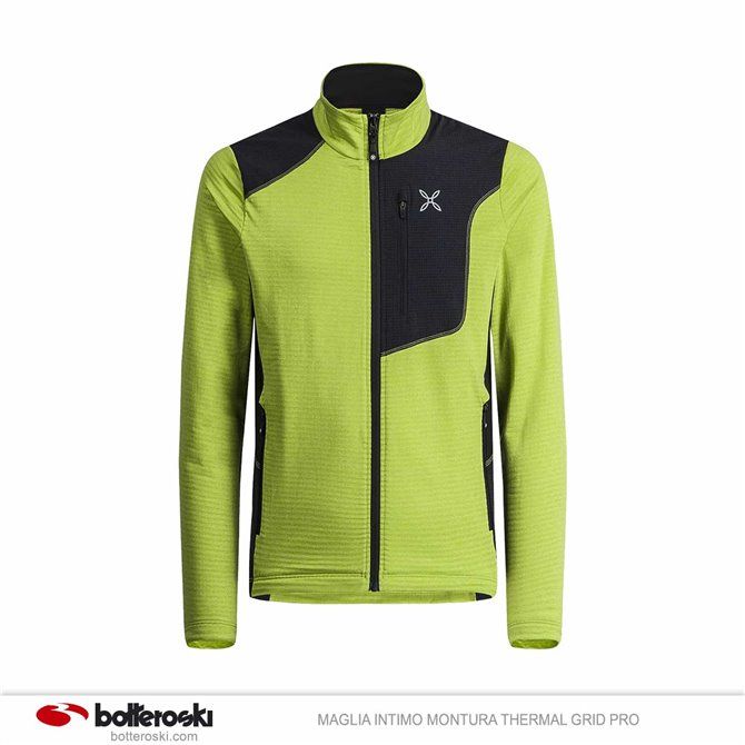 Maglia intimo Montura Thermal Grid Pro piombo-verde acido