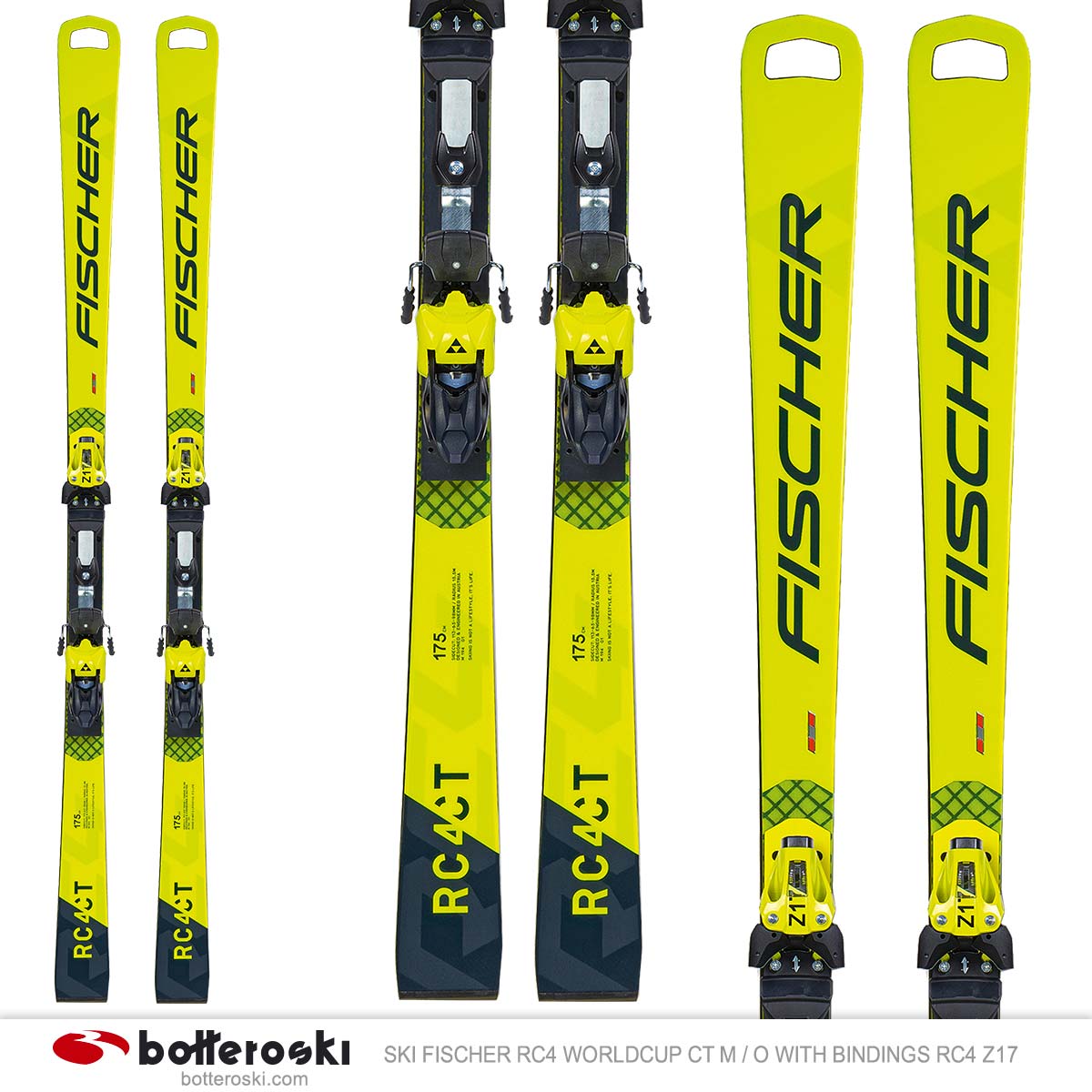 Ski Fischer RC4 Worldcup CT M / O with bindings RC4 Z17 Freeflex EN