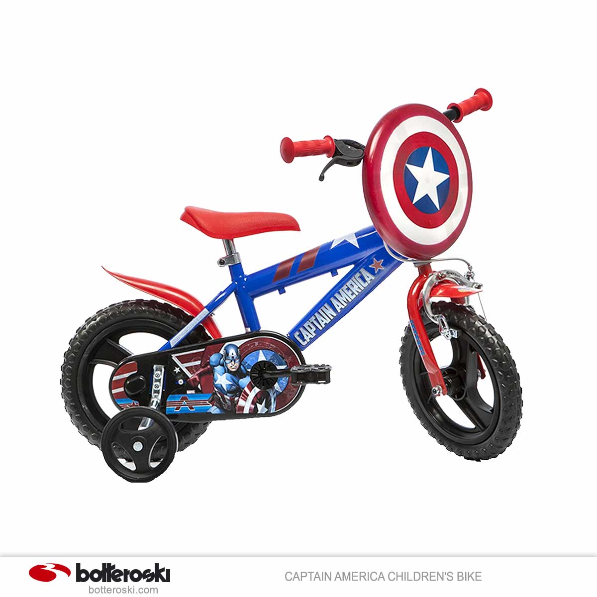 captain america on bike