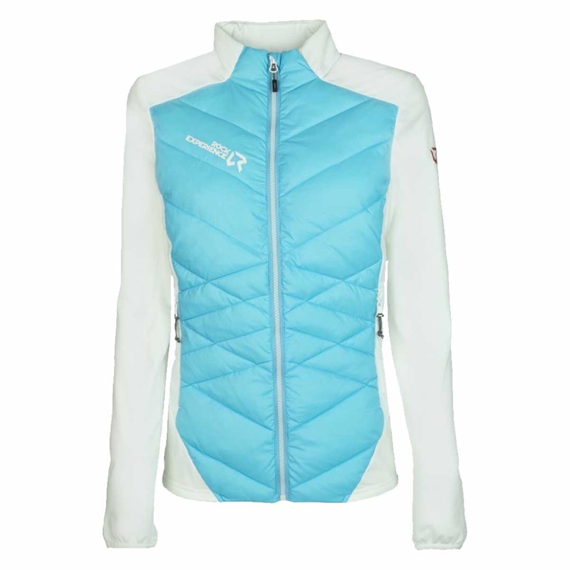 Giacca da donna Rock Experience Maty Hybrid - Cyan Blue