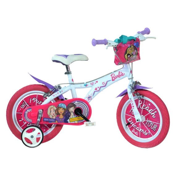 Bicicleta Barbie para niñas 16