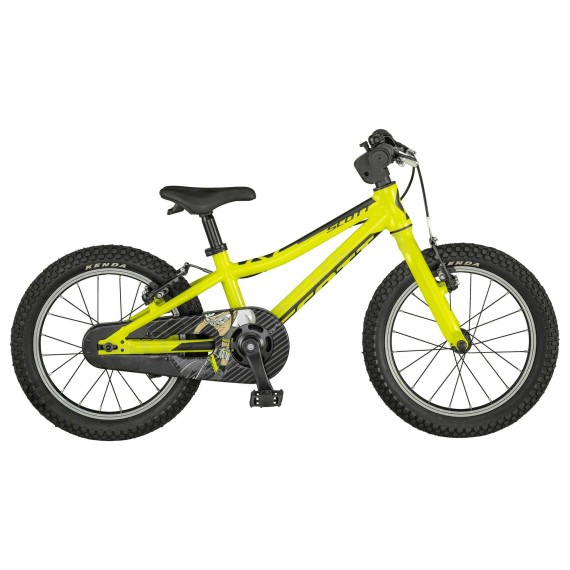 Bici da bambino Scott Scale 16 giallo fluo nero