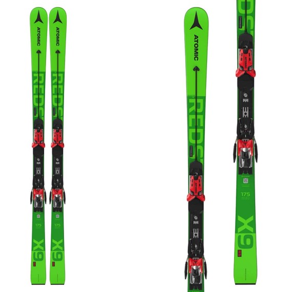 Sci Atomic Redster X9 RS 2021 con attacchi X 16 VAR verde