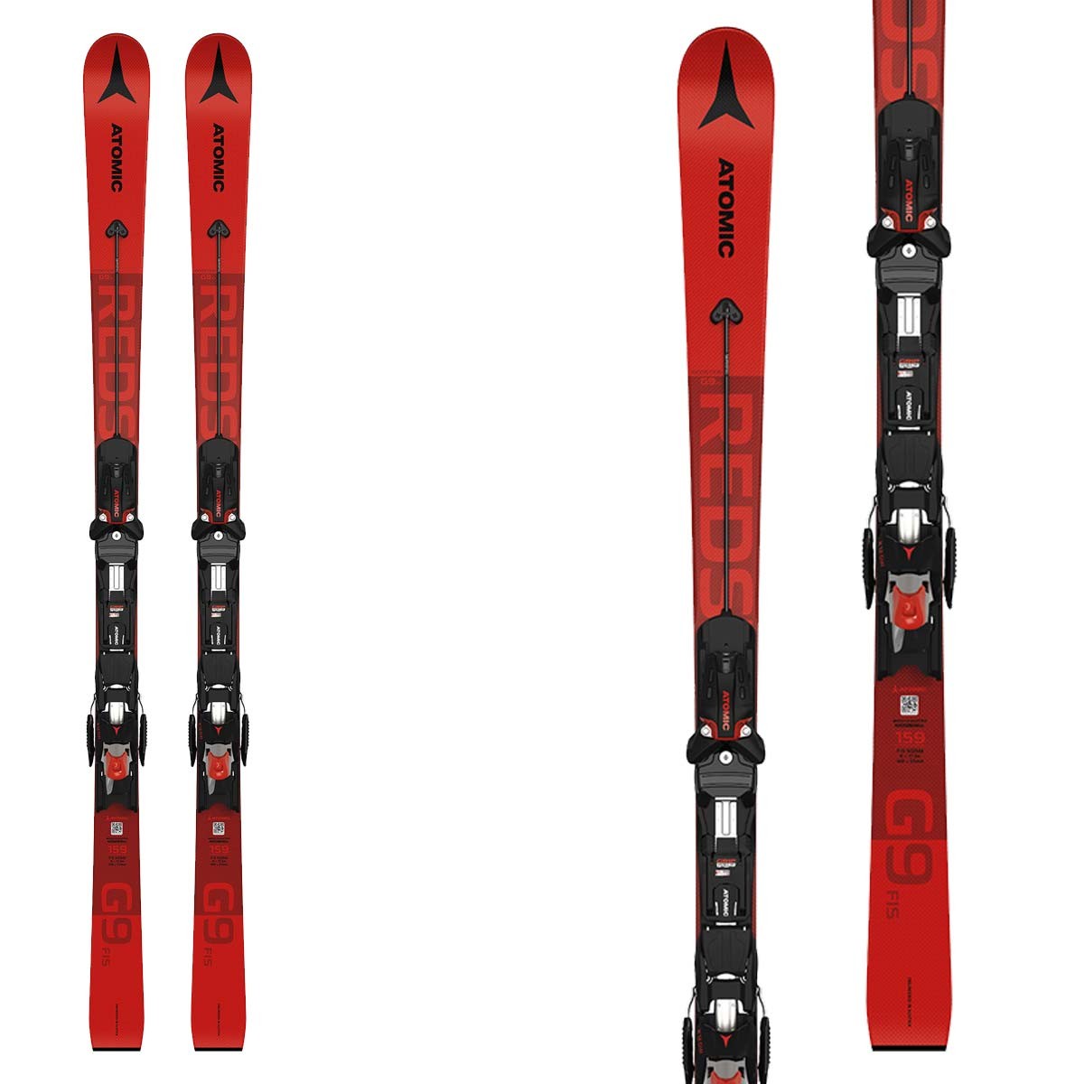 Sci Atomic Redster G9 FIS J con attacchi X12 GW (Colore: red, Taglia: 166)