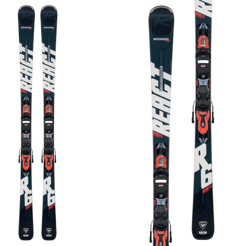 Sci Rossignol React 6 compact (Xpress) con attacchi Xpress 11 Gw B83