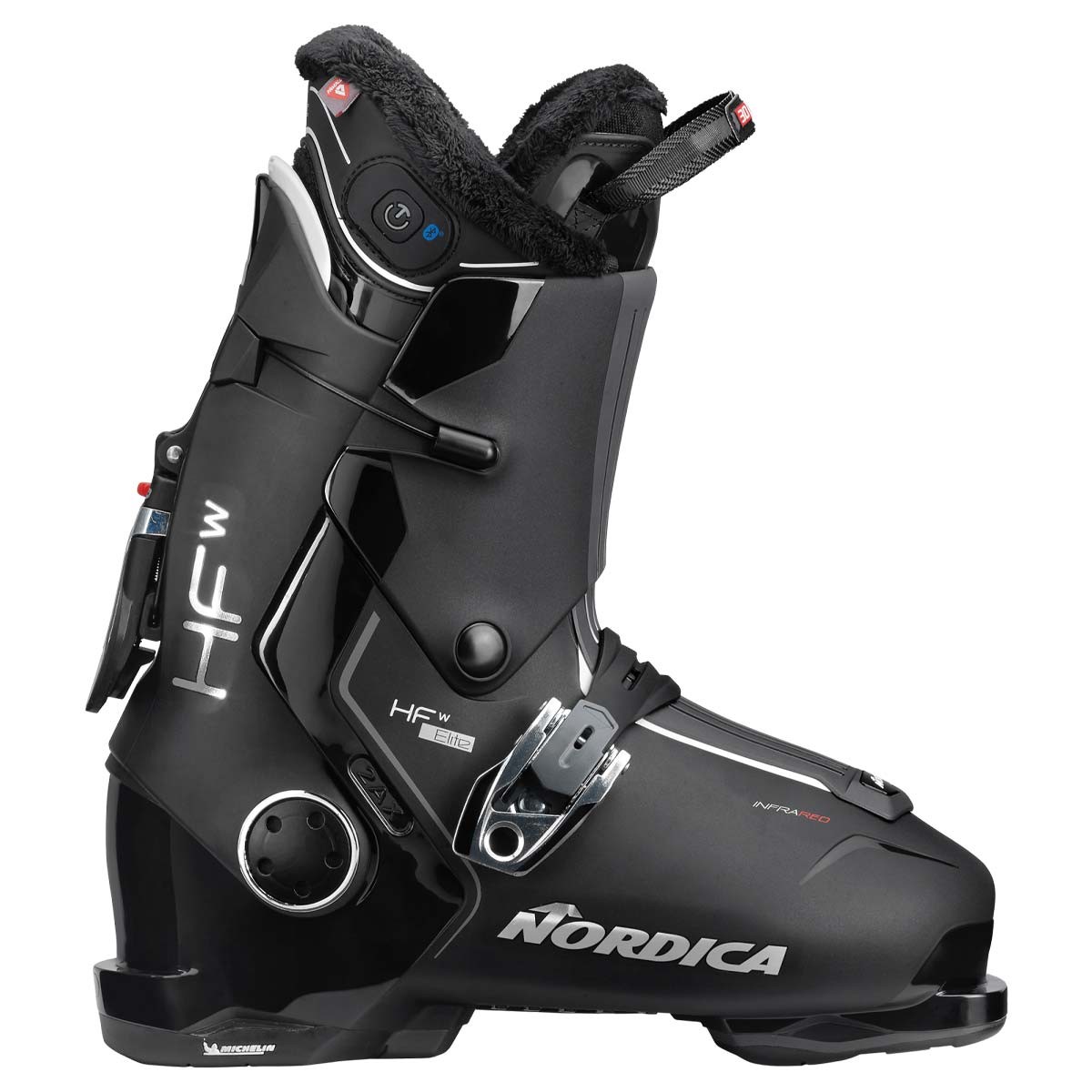 Scarponi da sci Nordica HF Elite Heat da donna (Colore: nero, Taglia: 26.5)