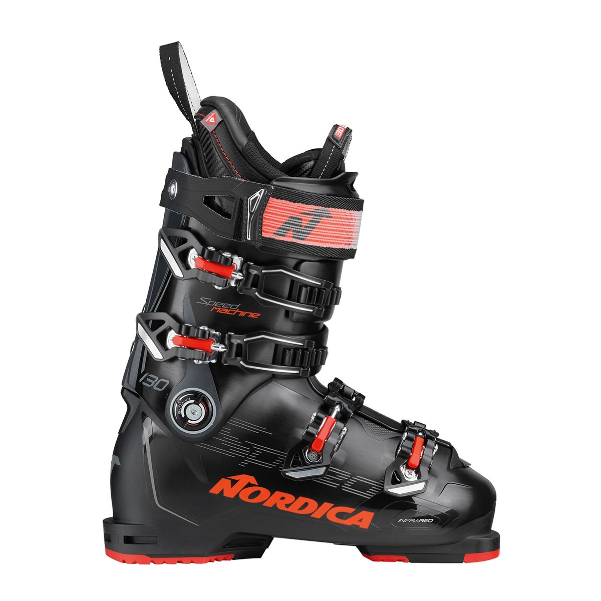 Scarponi da sci Nordica Speedmachine 130 (Colore: black-red, Taglia: 25)