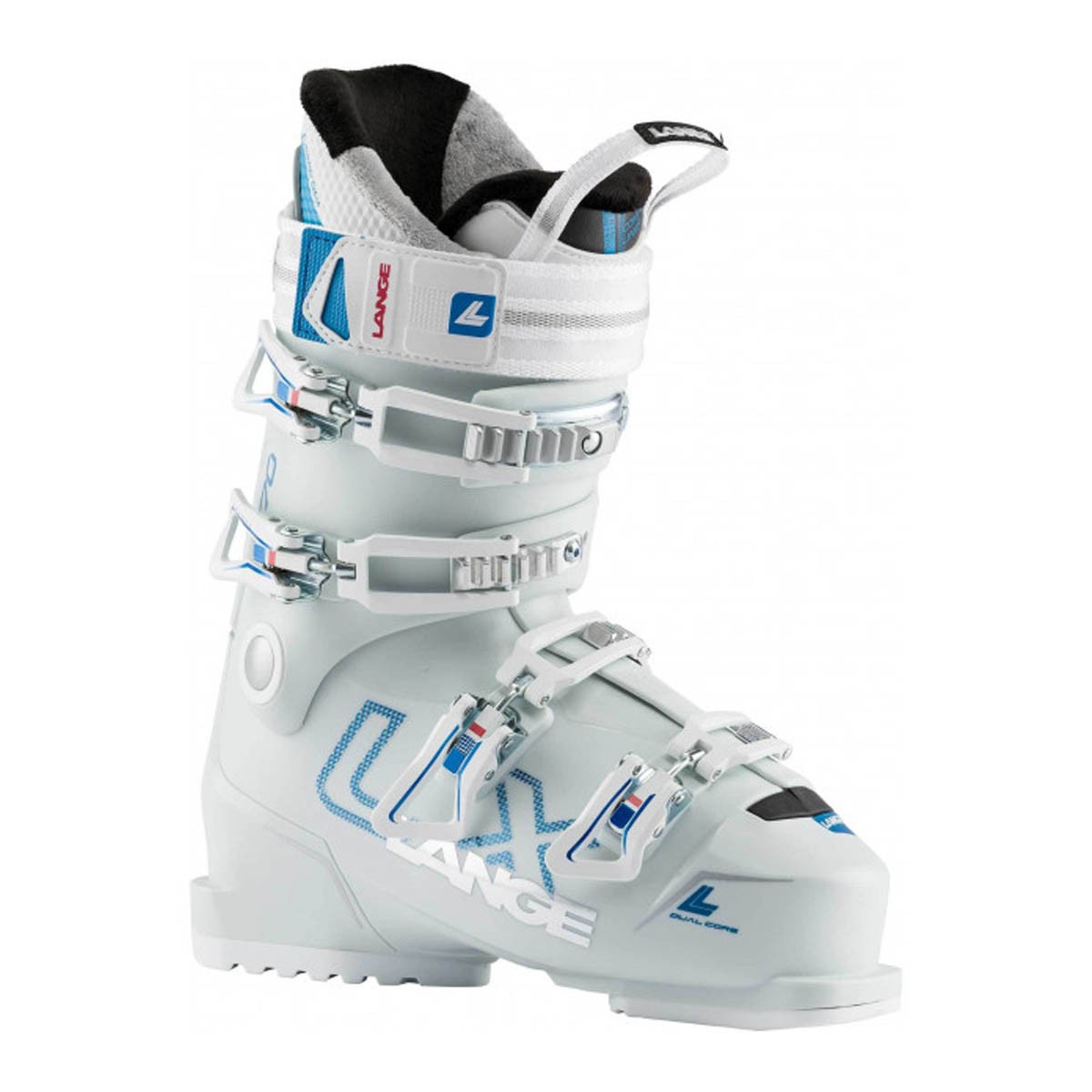 Scarponi Sci Lange Lx 70 (Colore: mineral white-met blue, Taglia: 22)
