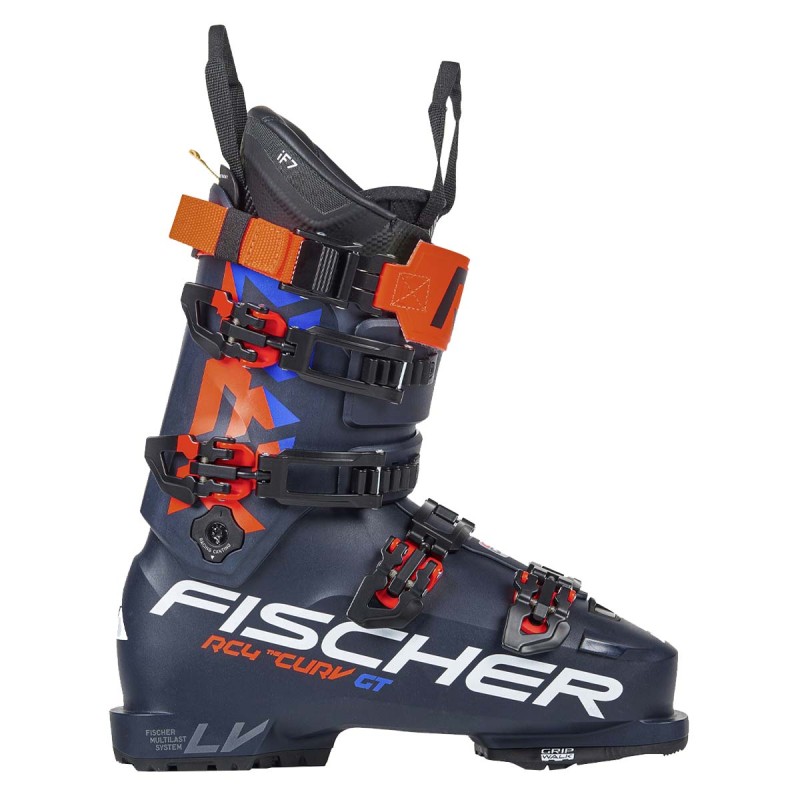 Ski boots Fischer RC4 The Curv GT 130 Vacuum Walk dark blue