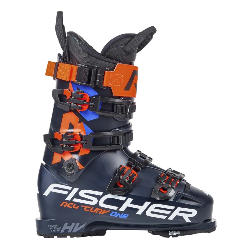 Botas de esquí Fischer RC4 El Curv Uno de vacío 130 Paseo azul oscuro
