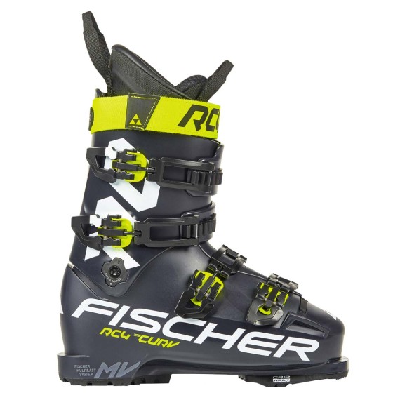 Ski boots Fischer RC4 The Curv 110 Vacuum Walk yellow black