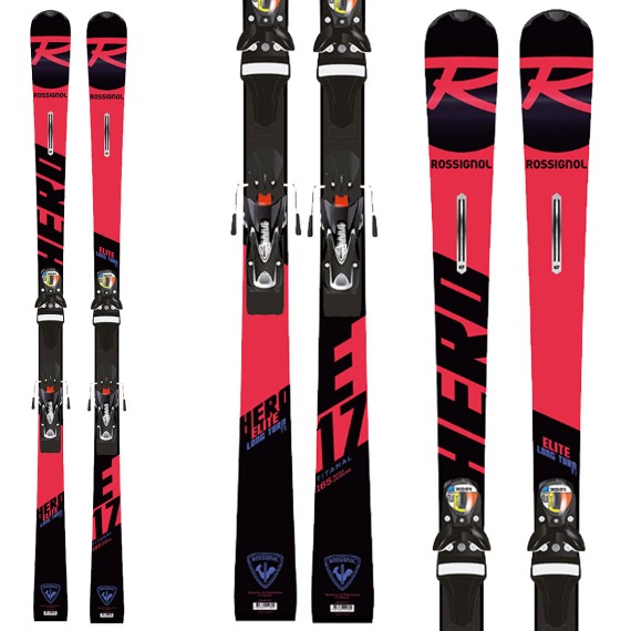 Ski Rossignol Elite Hero Lt vous attaque hiver 2021 R22 noir rouge