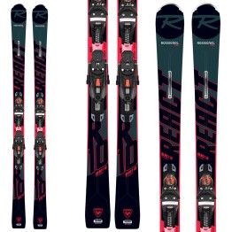 Ski Rossignol React 10 Ti (Konect) with Nx 12 attacks Konect Gw B80 black red