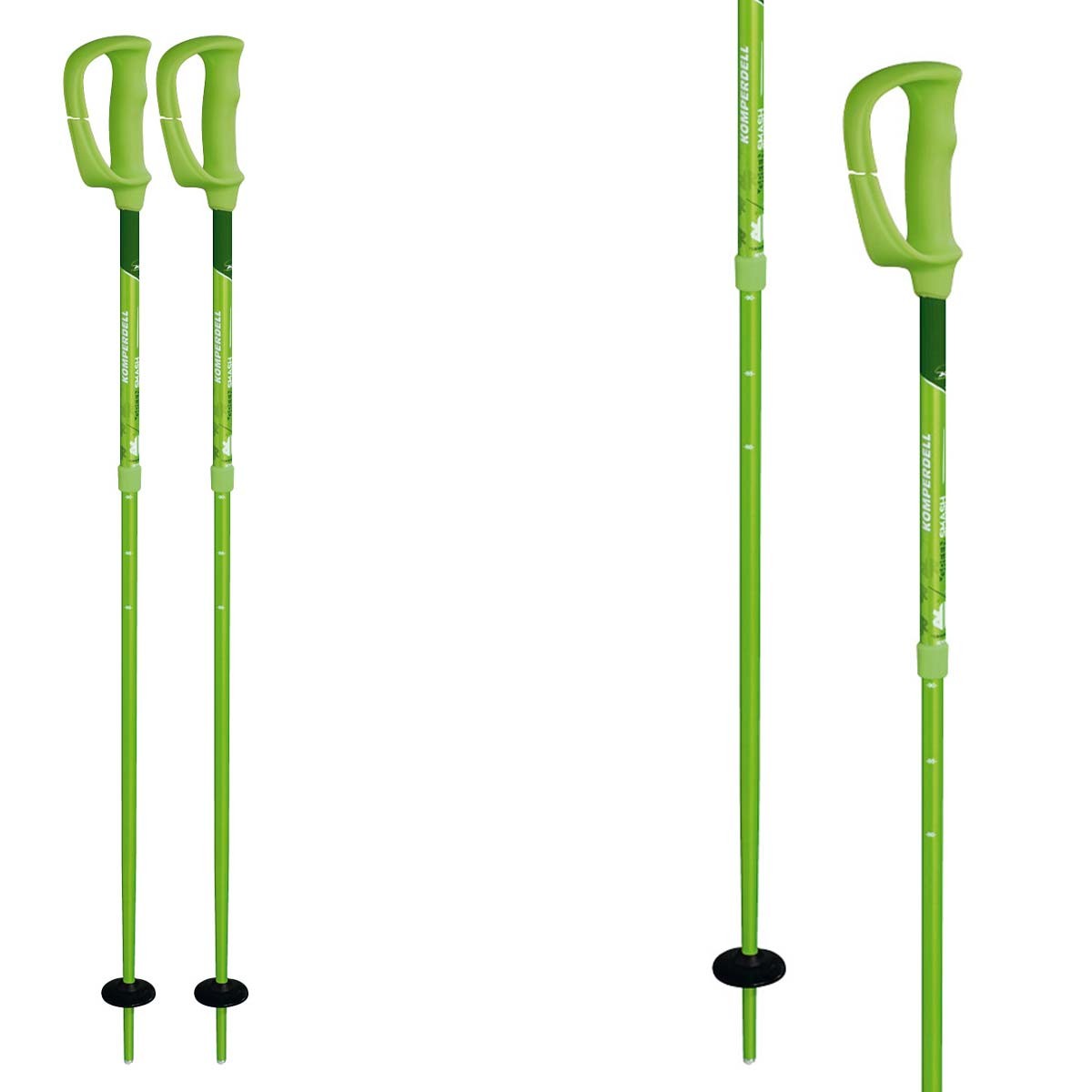 Bastoni sci Komperdell Smash (Colore: verde, Taglia: UNI)