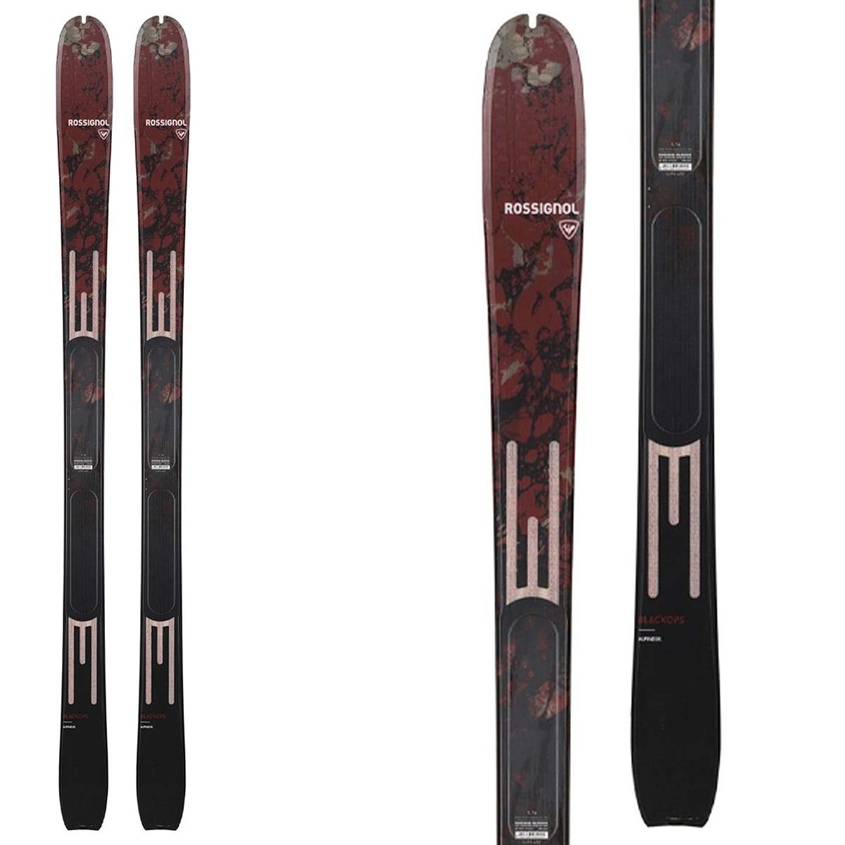 Sci Rossignol Blackops Alpineer (Colore: nero-rosso, Taglia: 162)