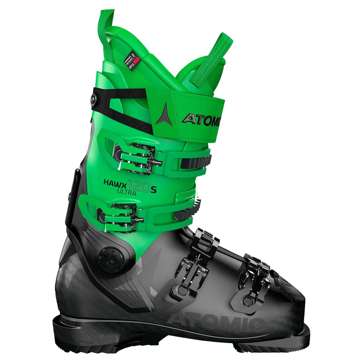 Scarponi da sci Atomic Hawx Ultra 120 S (Colore: nero verde, Taglia: 26/26.5)