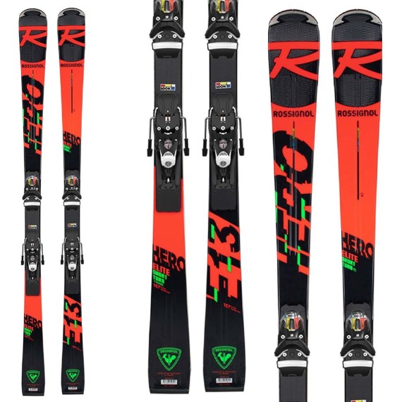 Sci Rossignol Hero Elite St Ti (R22) con attacchi Spx 12 Rockerace