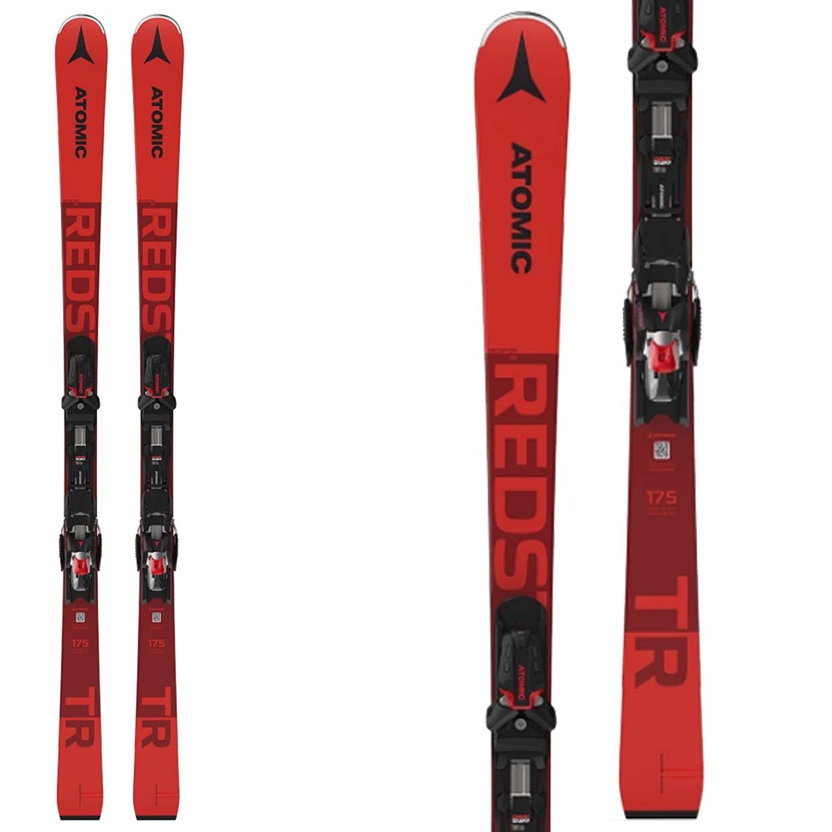 Sci Atomic Redster TR con attacchi X12 GW (Colore: rosso nero, Taglia: 175)