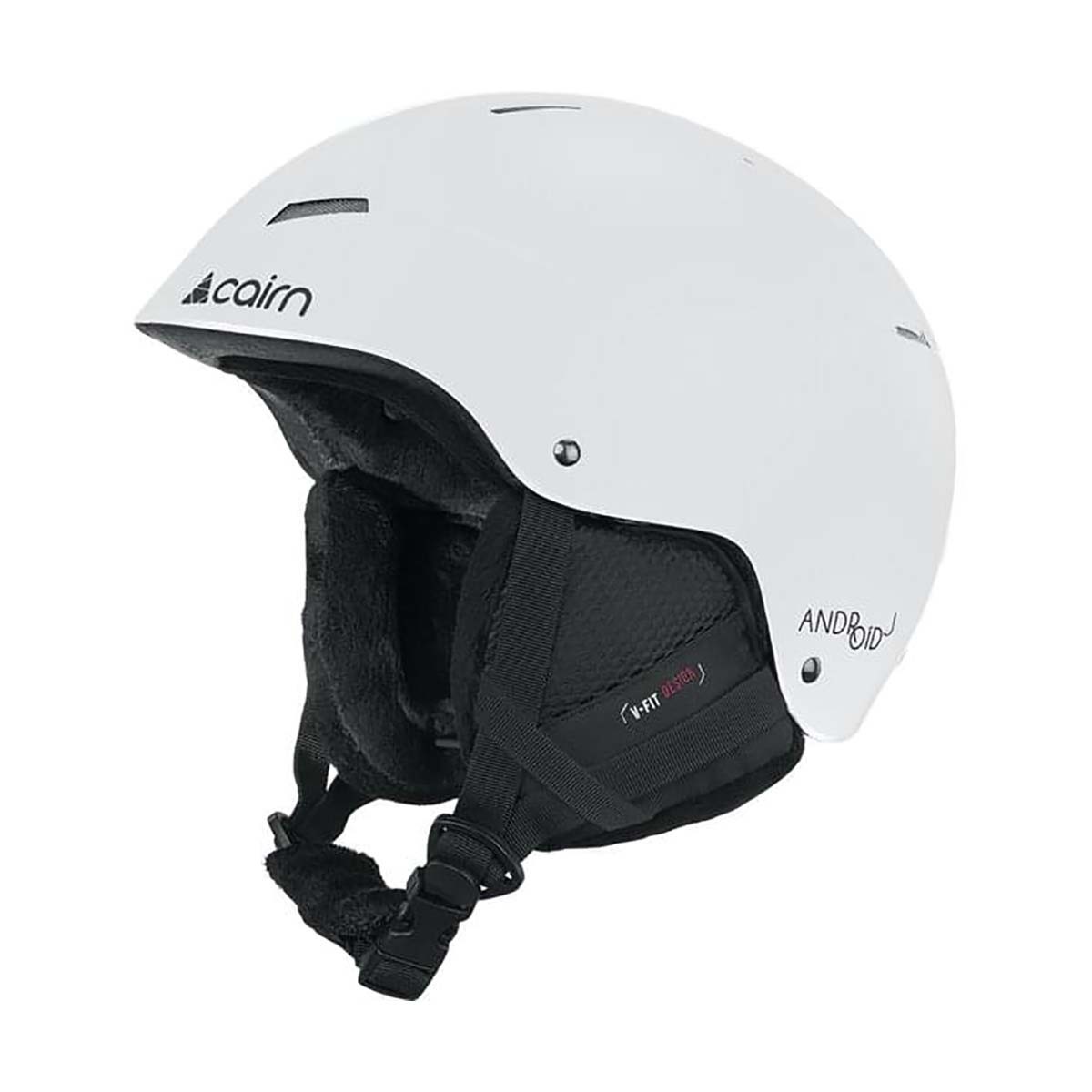 Casco sci Cairn Android Jr (Colore: mat white, Taglia: 48/50)