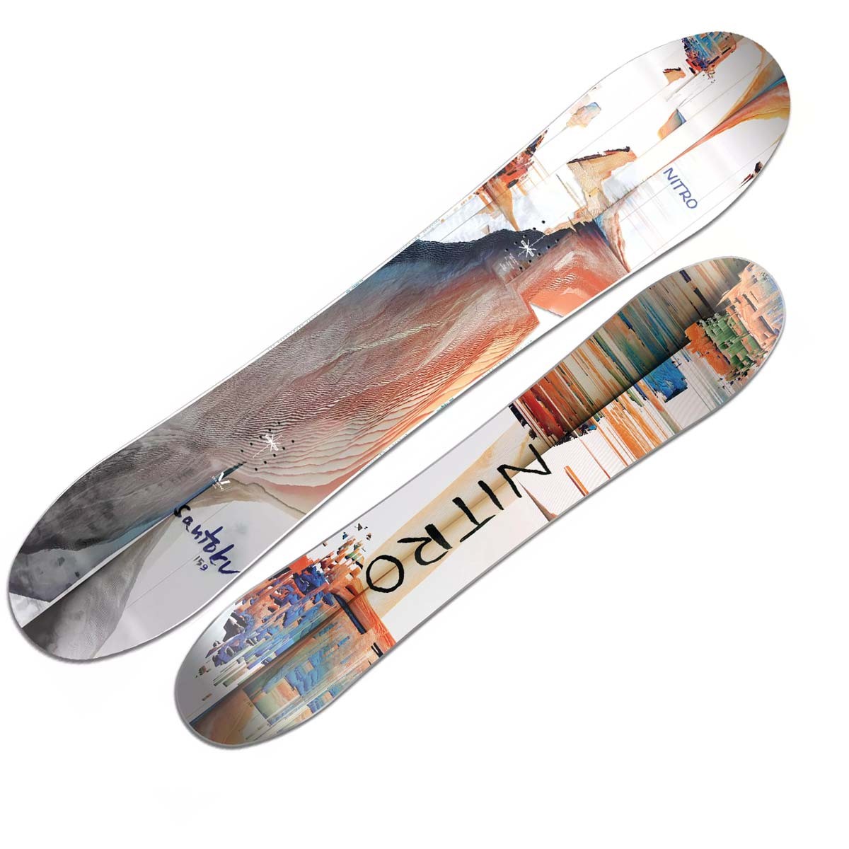 Snowboard Nitro Santoku (Colore: fantasia, Taglia: 156)