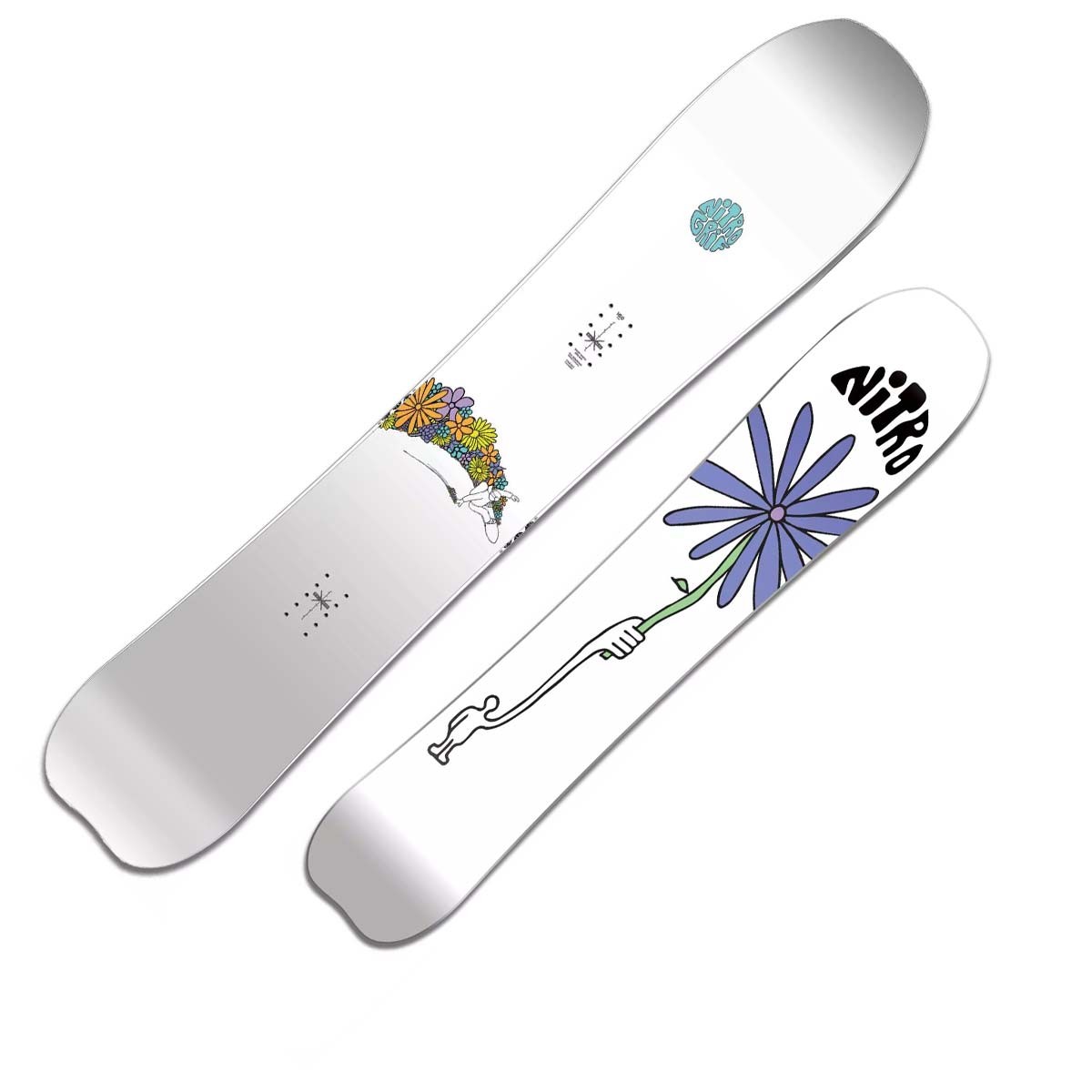 Snowboard Nitro Mountain Grif X (Colore: fantasia, Taglia: 160)