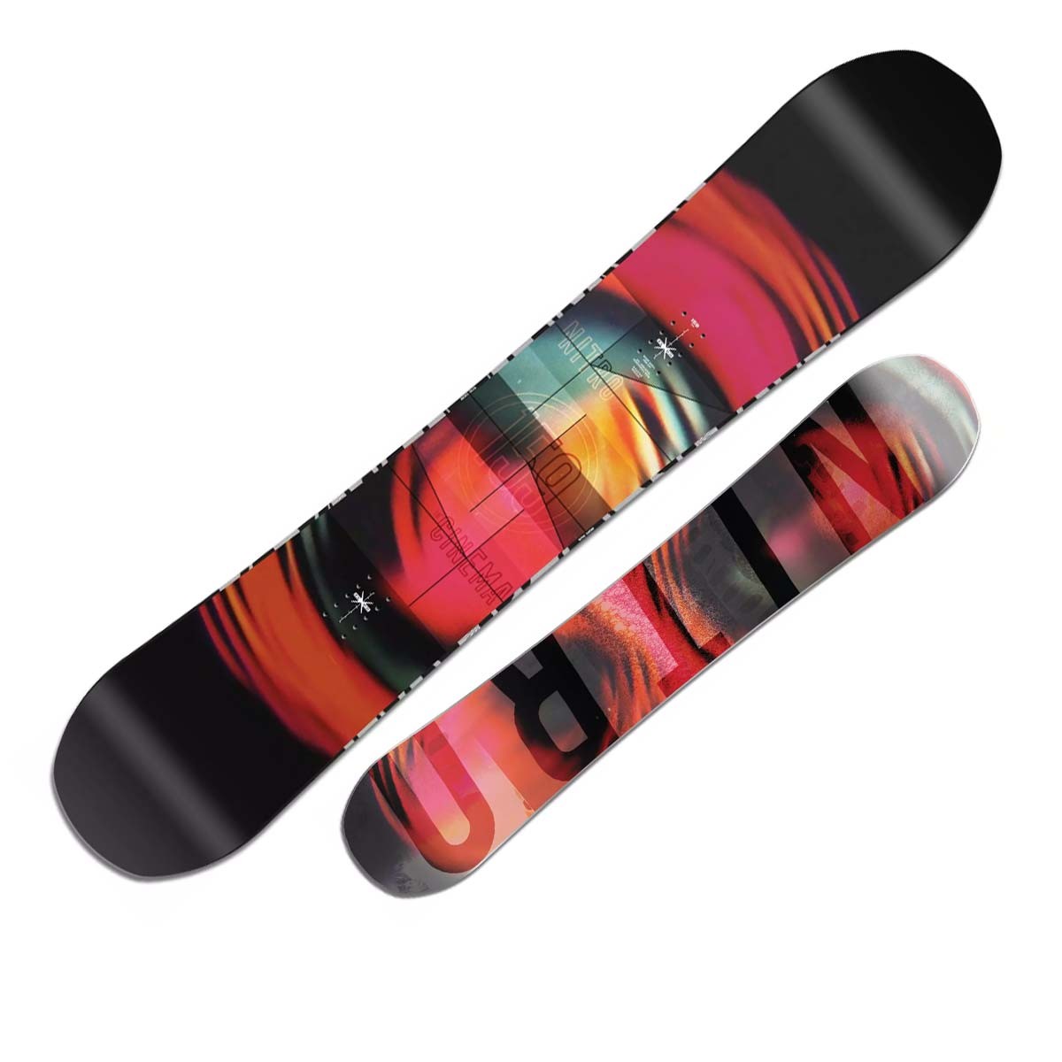 Snowboard Nitro Cinema (Colore: fantasia, Taglia: 152)