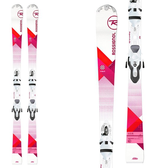 Skis Rossignol Unique Xelium avec fixations Xpress 10
