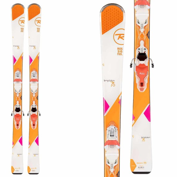 Rossignol Temptation 75 ski with Xpress 10 bindings