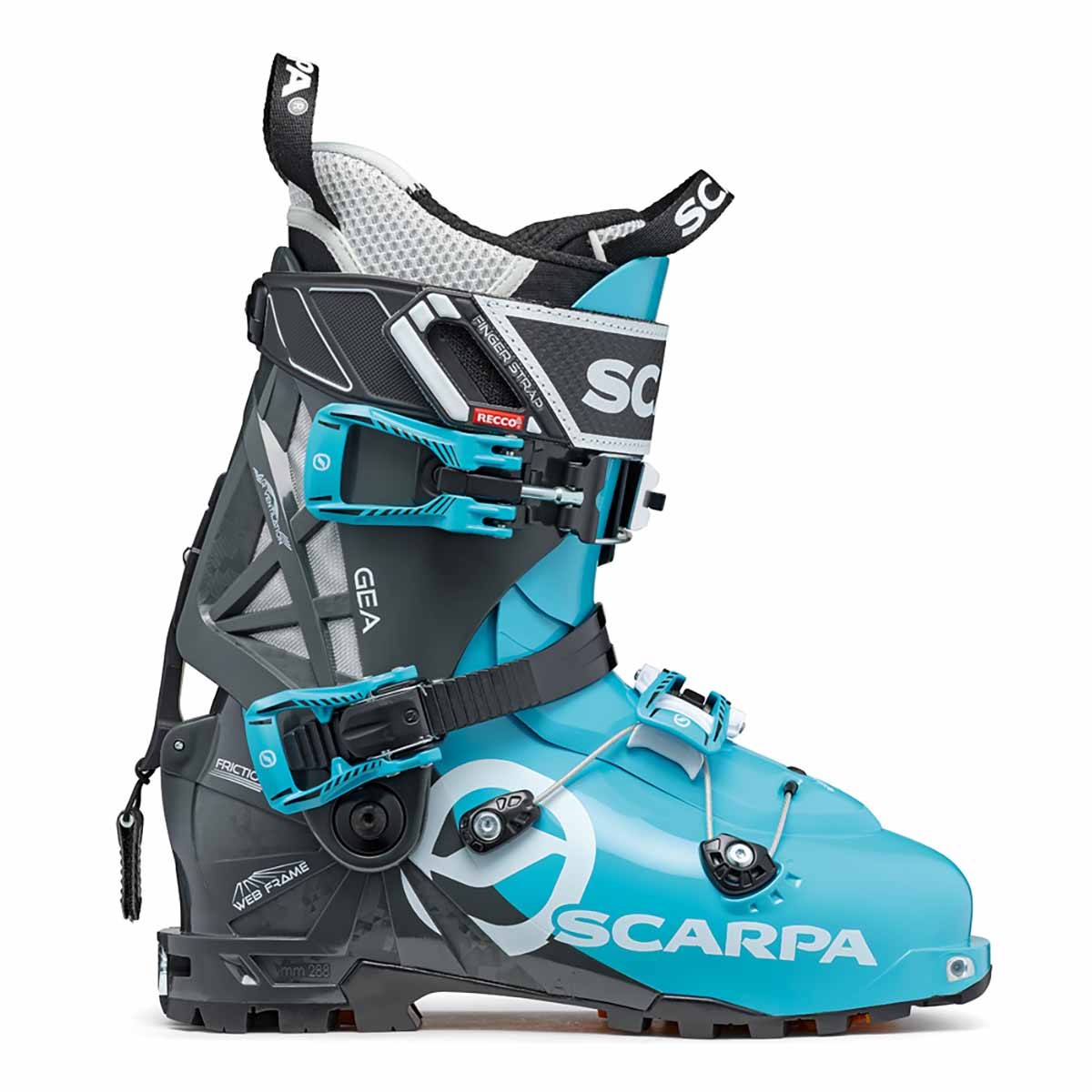 Scarponi sci alpinismo Scarpa Gea (Colore: nero-turchese, Taglia: 23.5)