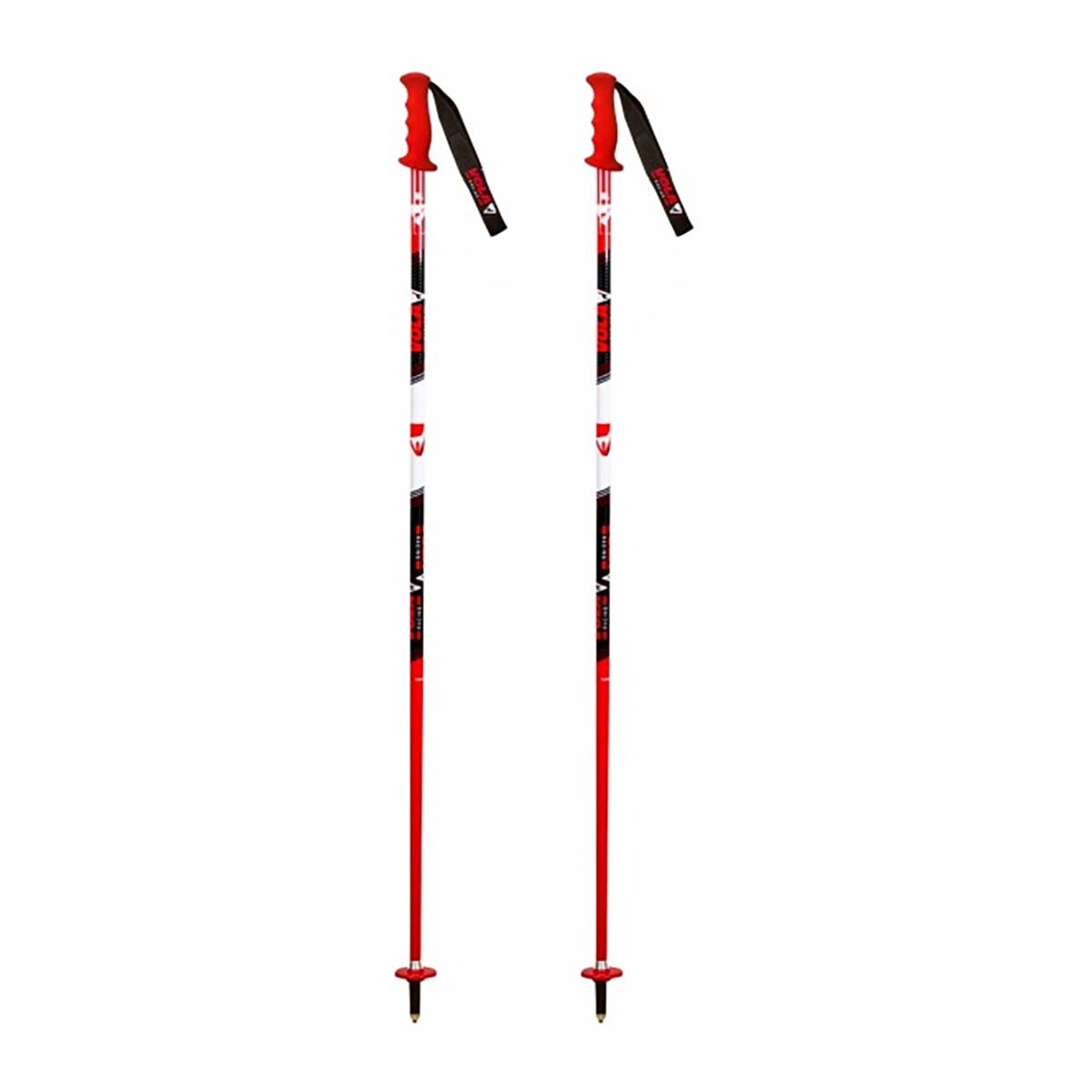 Bastoni sci Vola Alpine SL Team Alu (Colore: rosso-bianco-nero, Taglia: 95)