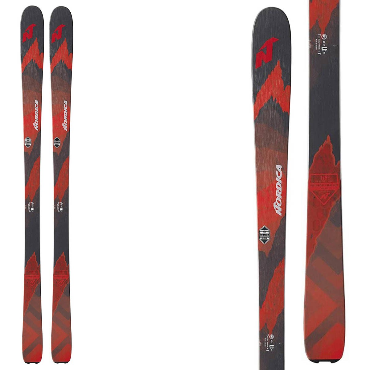Sci Nordica Navigator 80 flat (Colore: rosso, Taglia: 179)