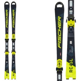 Ski Fischer RC4 WC SL MEN MO Placa con encuadernaciones Z17 ST FISCHER Talla de carreras - sl - gs