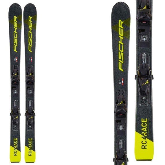 Ski Fischer RC4 RACE JR SLR avec fixations FJ4 AC SLR FISCHER