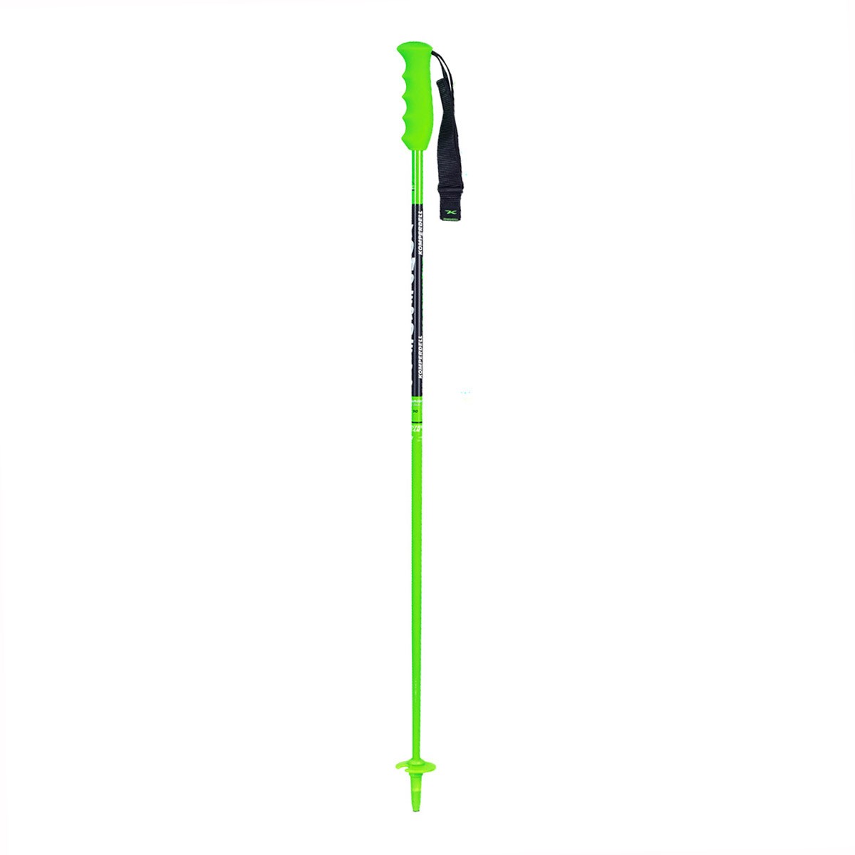 Bastoni Sci Komperdell National Team Carbon Jr (Colore: verde nero, Taglia: 100)