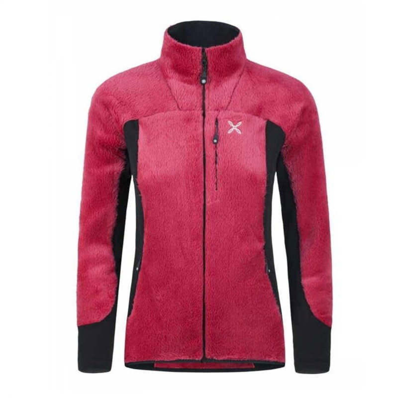 MONTURA Nordic Fleece 2 Jkt Woman MJAP31W 90 Colore Nero Pile Maglia Tecnica Ideale per Trekking Alpinismo Sci Alpinismo e attività Outdoor 