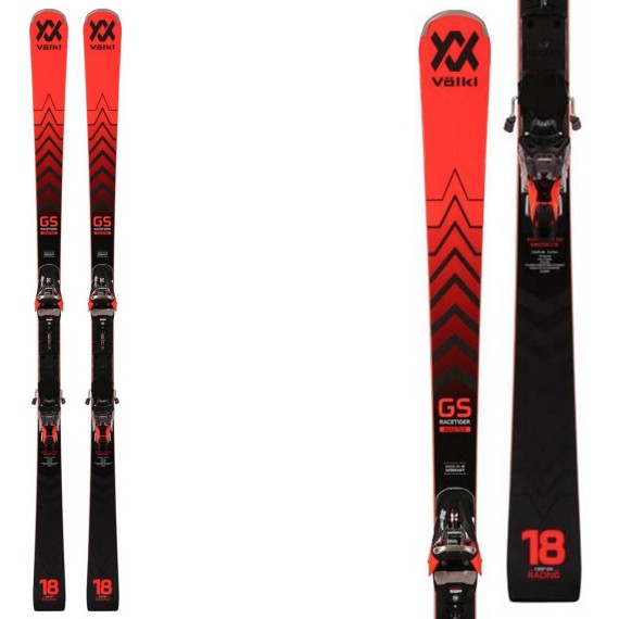 Ski Volkl Racetiger GS Master avec fixations Xcomp 16 W VOLKL Race carve - sl - gs