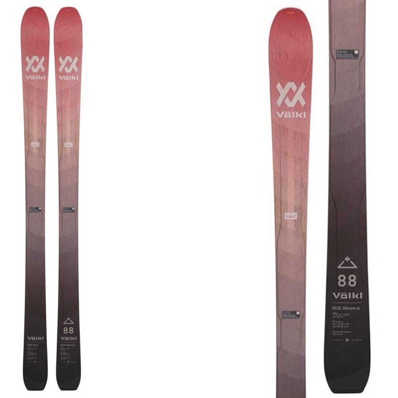 Ski Volkl Rise Above 88W Flat VOLKL Ski Mountaineering