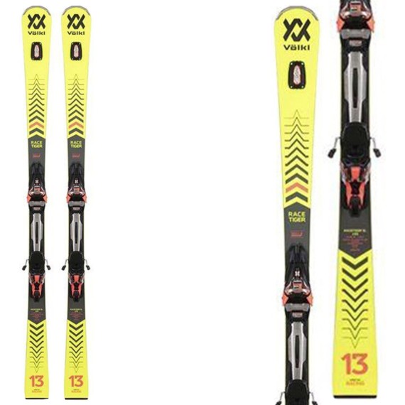 Ski Völkl Racetiger SL avec fixations RMotion2 12 GW