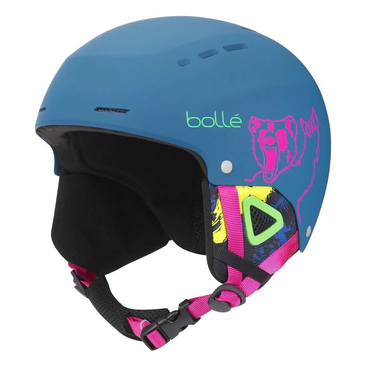 Casco sci Bollé Quiz (Colore: MATTE NAVY BEAR, Taglia: 49/52)