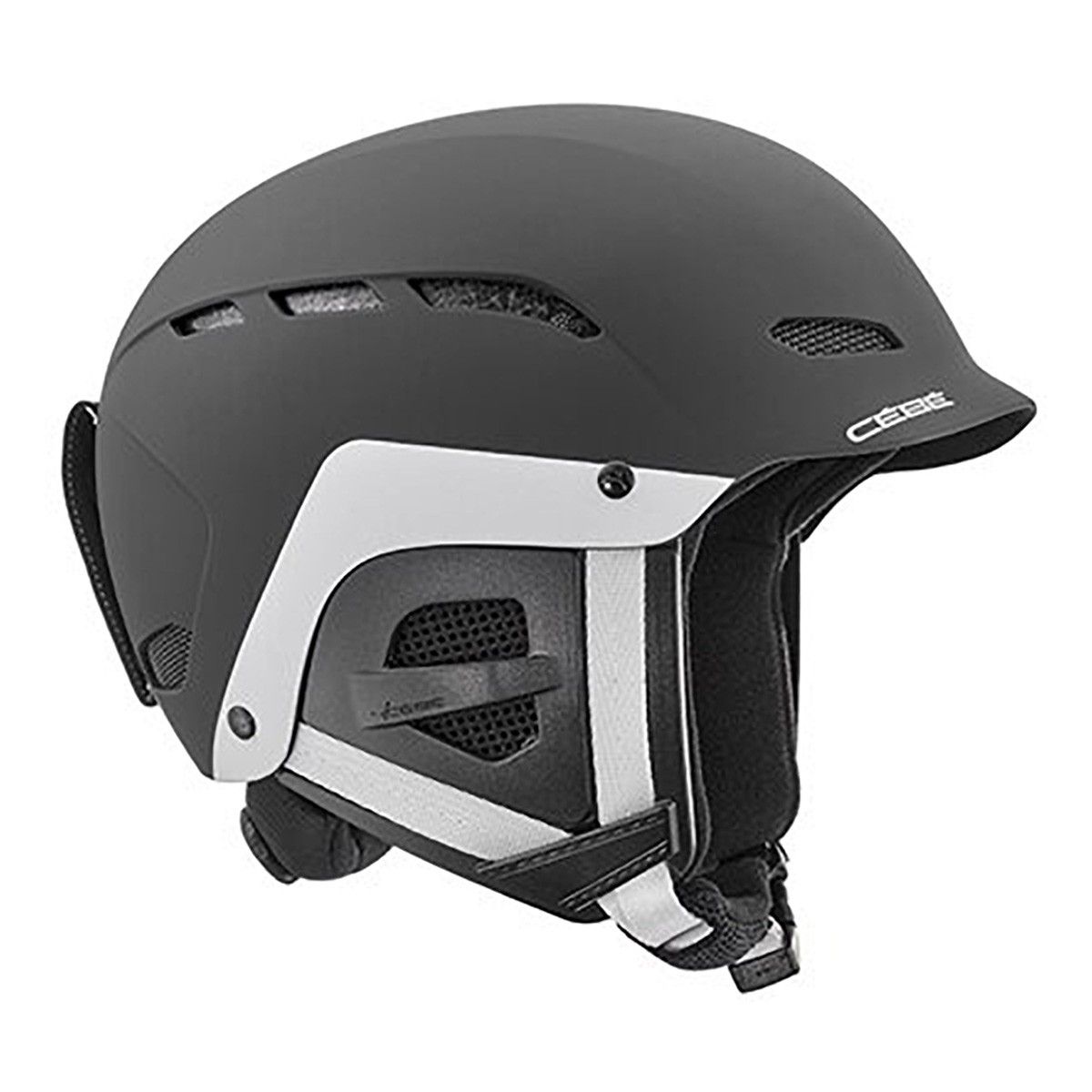 Casco sci Cebé Dusk Junior (Colore: matte black-white, Taglia: 51/53)
