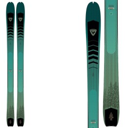 freestyle skis ROSSIGNOL SCRATCH pro, woodcore, handmade - without binding  