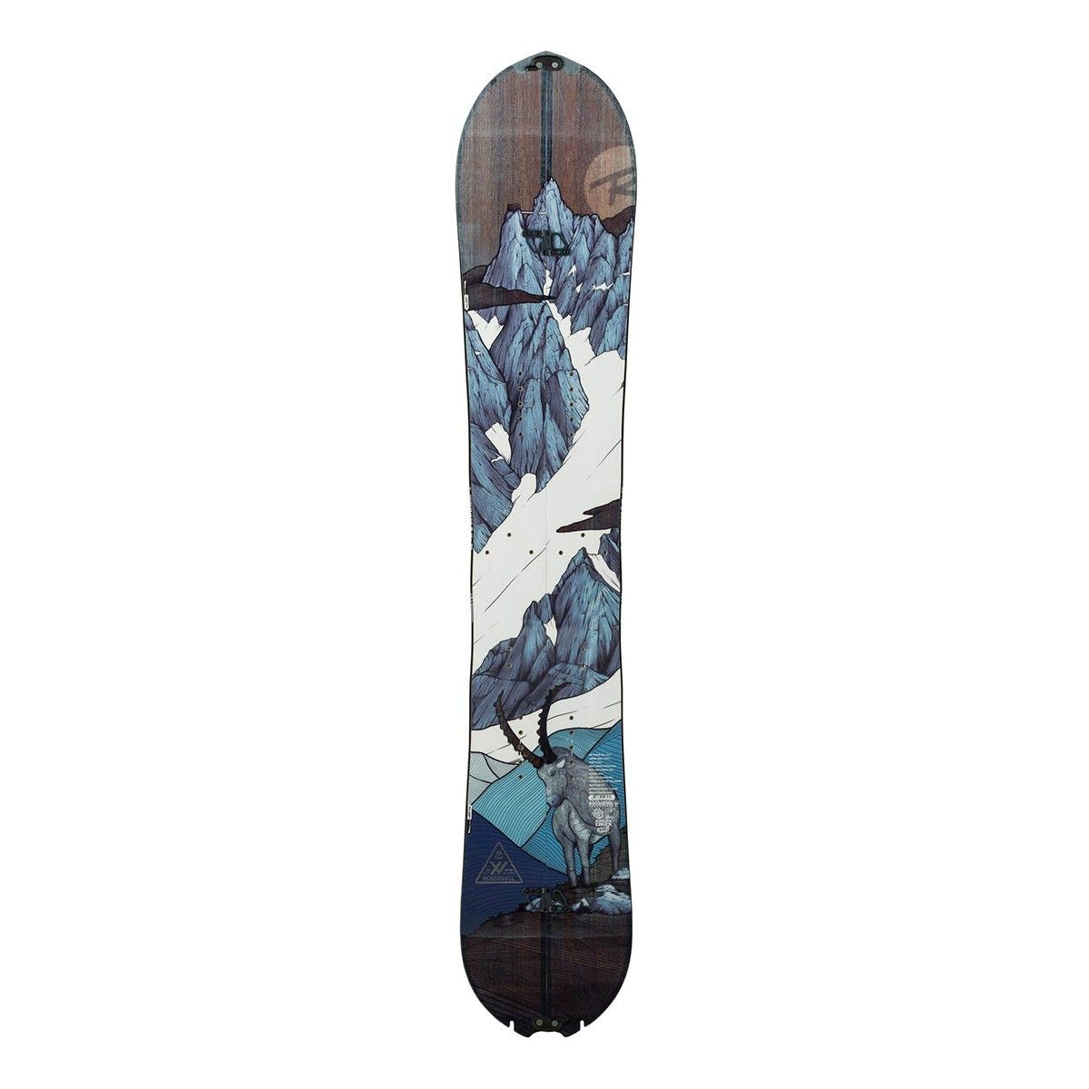  Snowboard Rossignol XV Wide Splitboard (Colore: marrone fantasia, Taglia: 164W) 
