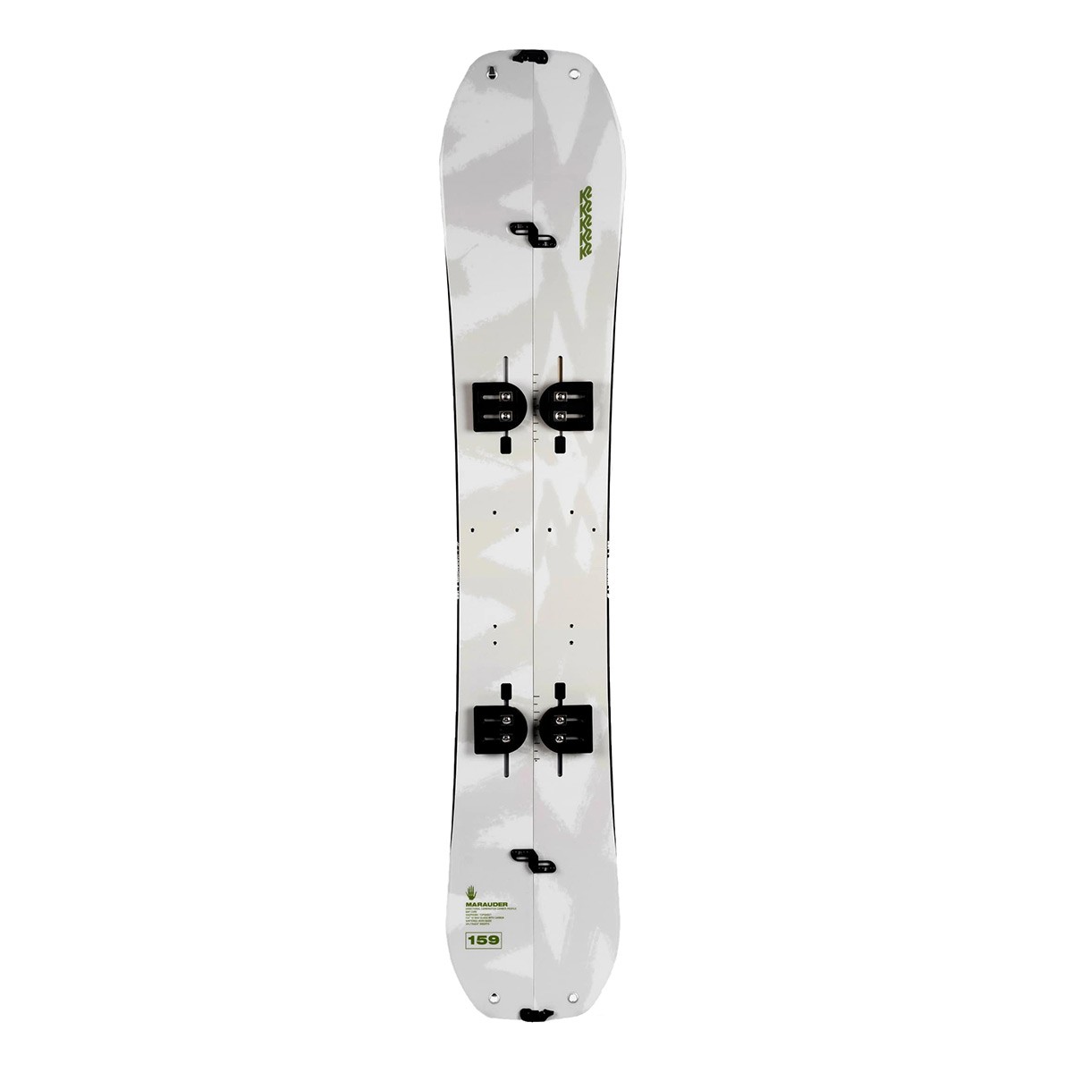  Snowboard K2 Marauder Split Package Wide (Colore: bianco, Taglia: 163W) 
