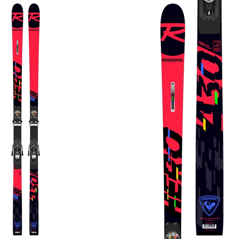 Sci Rossignol Hero Athlete GS (R22) con attacchi Spx 12 Rockerace ROSSIGNOL