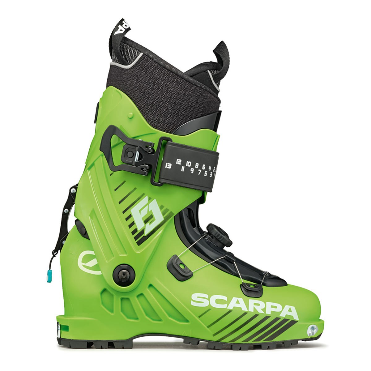  Scarponi Alpinismo Scarpa F1 Junior (Colore: Green Lime, Taglia: 23) 