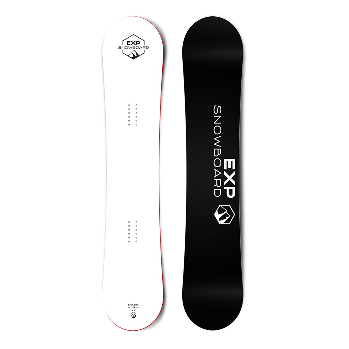 Tavola Snowboard EXP Goa (Colore: bianco, Taglia: 163)