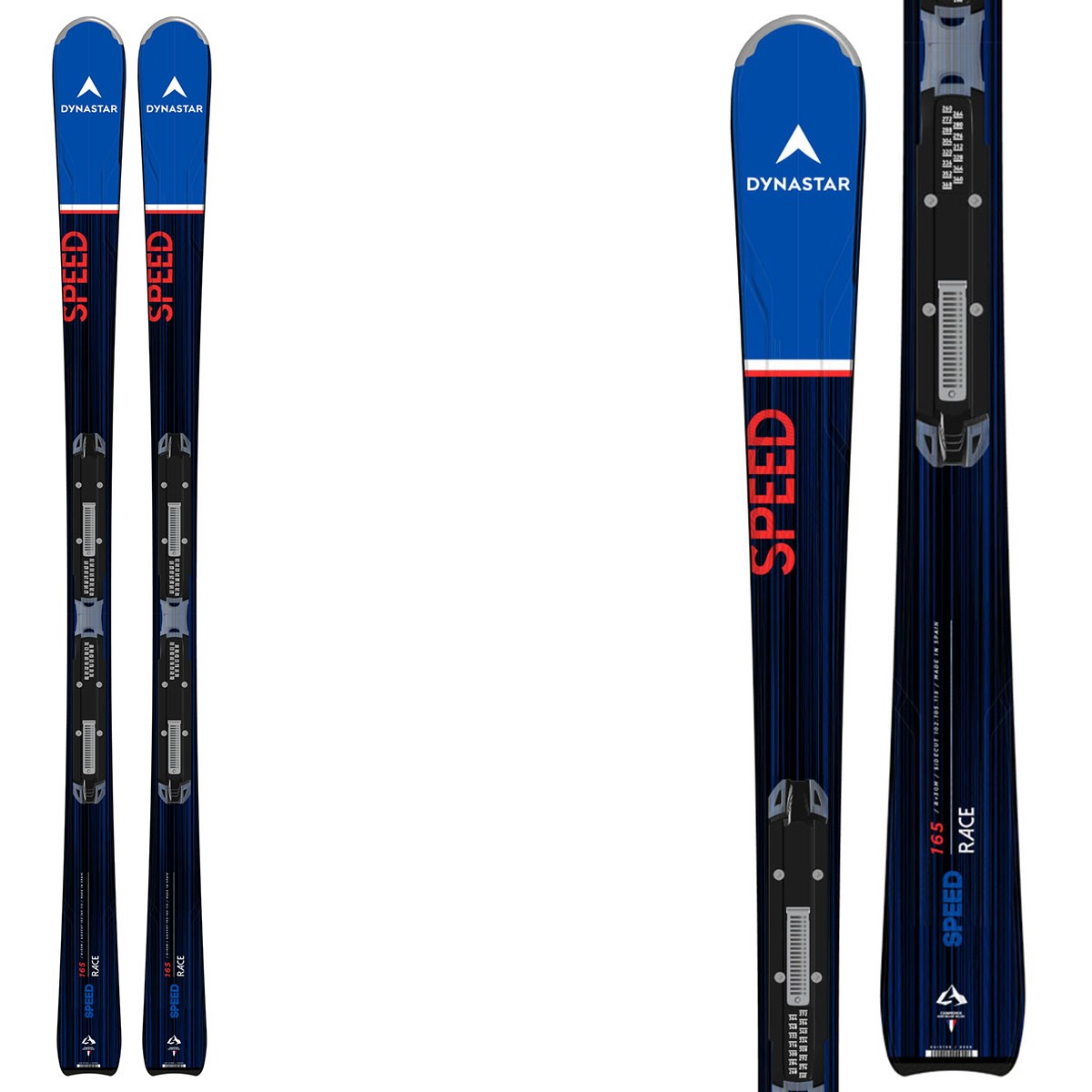Sci Dynastar Speed Race K con attacchi NX 12 Konect (Colore: nero blu rosso, Taglia: 158)