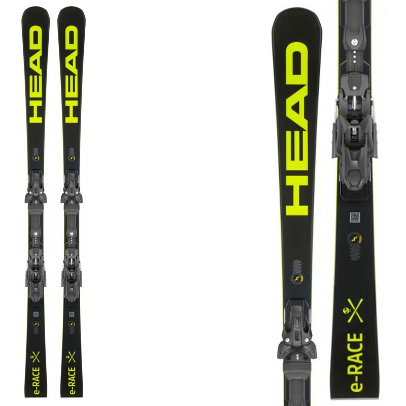 Sci Head WC Rebels e-Race SW RP Evo 14 con attacchi Freeflex ST 14 HEAD Race carve - sl - gs