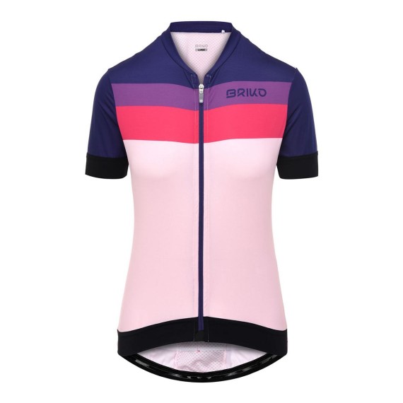 T-shirt ciclismo Briko Jerseyka Stripe Lady