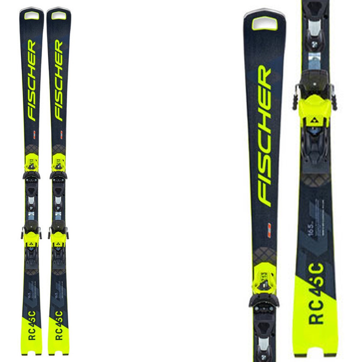 Sci Fischer RC4 WC SC PRO M/O Plate con attacchi RC4 Z13 FF (Colore: nero giallo, Taglia: 165)